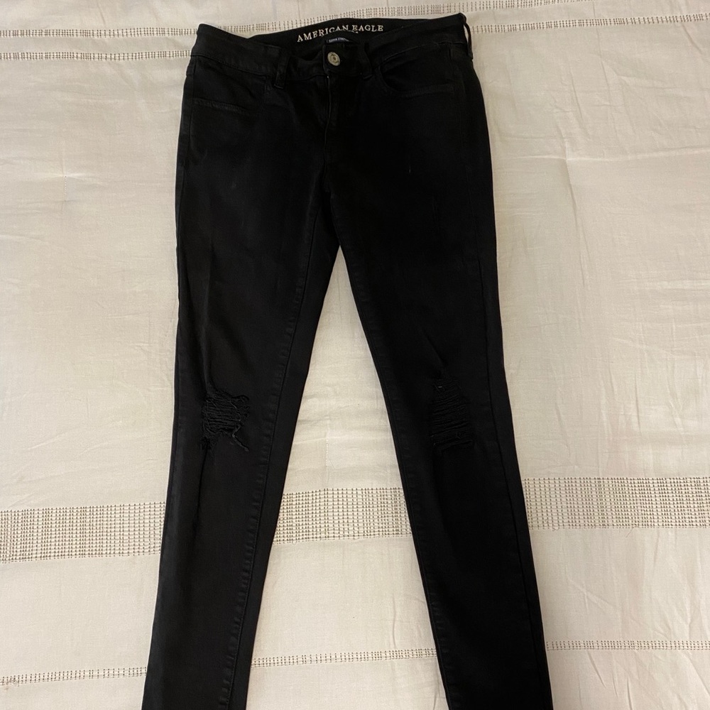 American Eagle super stretch X jegging black